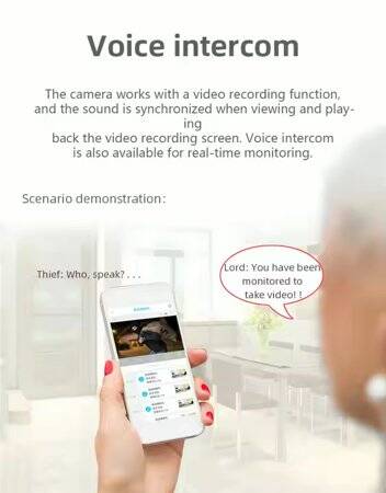 4G Solar Wireless WIFI Surveillance Camera 4G EU Version - Without Battery - 4