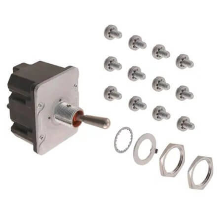 4NT1-3 SWITCH TOGGLE 4PDT 15A 125V - 1