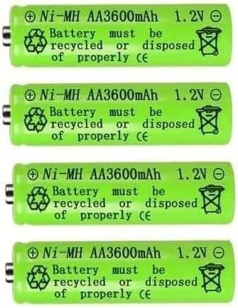 4PCS GP AA 3600MAH Ni-MH Şarj Edilebilir Pil - 1
