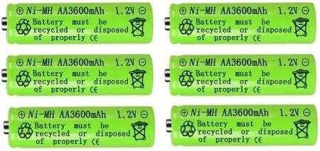 4PCS GP AA 3600MAH Ni-MH Şarj Edilebilir Pil - 3