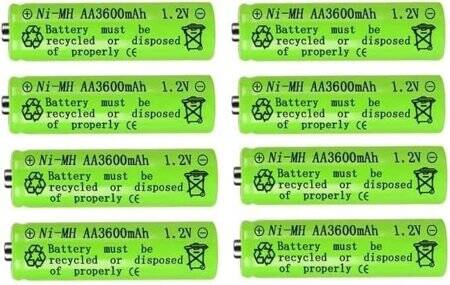4PCS GP AA 3600MAH Ni-MH Şarj Edilebilir Pil - 4