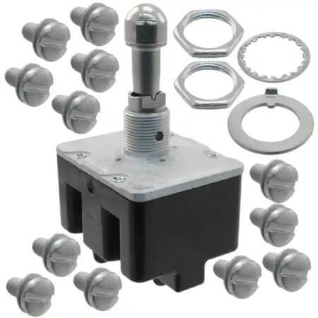 4TL1-12E SWITCH TOGGLE 4PDT 15A 125V - 1