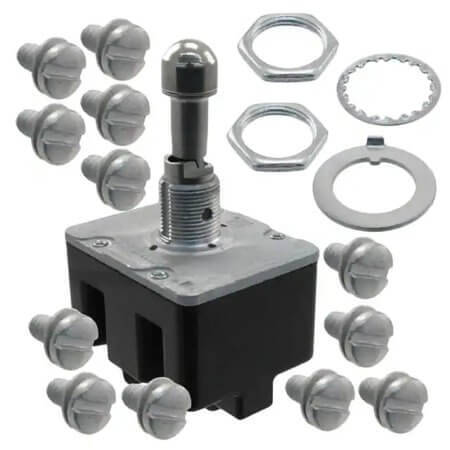 4TL1-21K SWITCH TOGGLE 4PST 15A 125V - 1