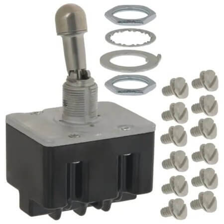 4TL1-3D SWITCH TOGGLE 4PDT 15A 125V - 1