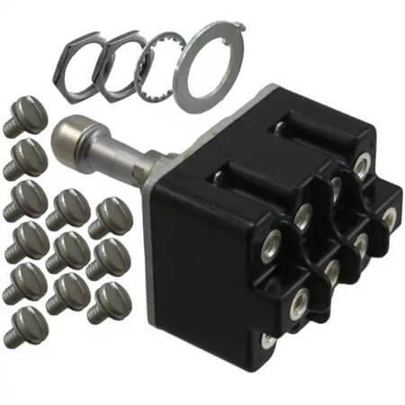 4TL1-50K SWITCH TOGGLE 4PDT 10A 125V - 1