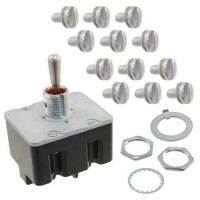 4TL1-72E SWITCH TOGGLE 4PDT 10A 125V - 1