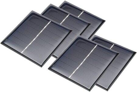 4V 100MA Solar Panel - DIY Drive Micro Motor Size:65x55mm - DIY Drive Micro Motor - 4