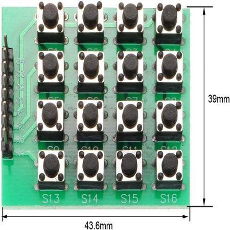 4x4 Matrix 16 Button Keyboard Module - 2