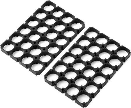 4x6 18650 Battery Holder With 18.5mm Bore Diameter - 1