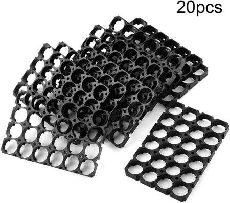 4x6 18650 Battery Holder With 18.5mm Bore Diameter - 5