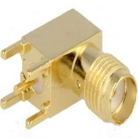 5-1814400-1 CONNECTOR SMA JACK R/A 50 OHM PCB TE - 1