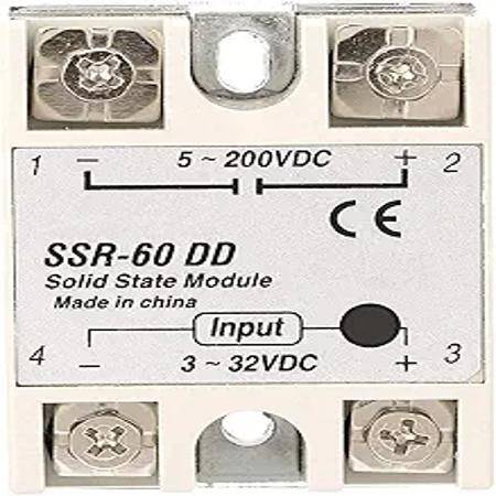 5-200V SSR-60DD Solid State Relay - 1