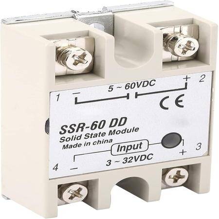 5-200V SSR-60DD Solid State Relay - 5