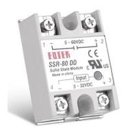 5-60V SSR-80DD Solid State Relay - 2