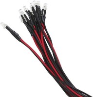 5-9V 3mm Red LED Indicator Light With 20cm Cable - 5
