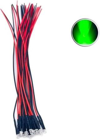 5-9V 3mm Water Clear RGB Slow Flash LED Indicator Light With 20cm Cable - 2