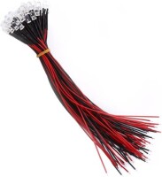 5-9V 5mm Water Clear RGB Quick Flash LED Indicator Light With 20cm Cable - 1