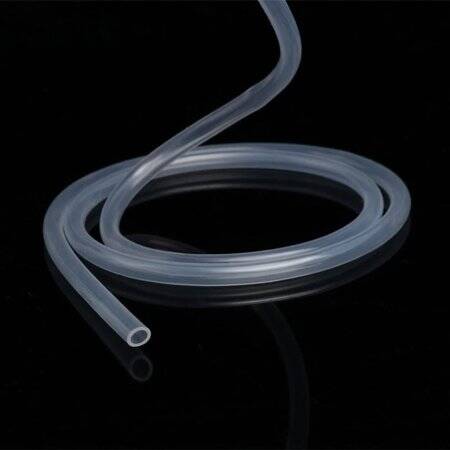 5 Metre Esnek Kauçuk Şeffaf Hortum - Silikon Tüp ID 6mm X 8mm OD - 5