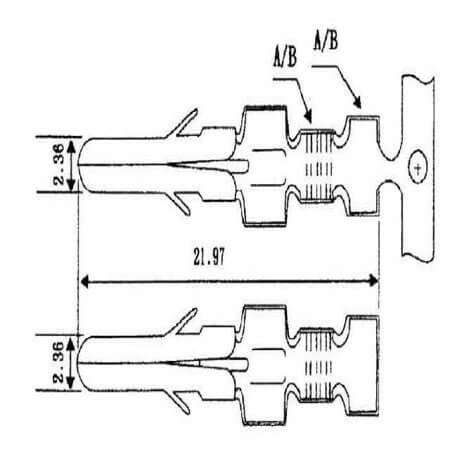 5030-MT-A-L CONNECTOR TERMINAL 5.00MM WIRE TO WIRE - 1