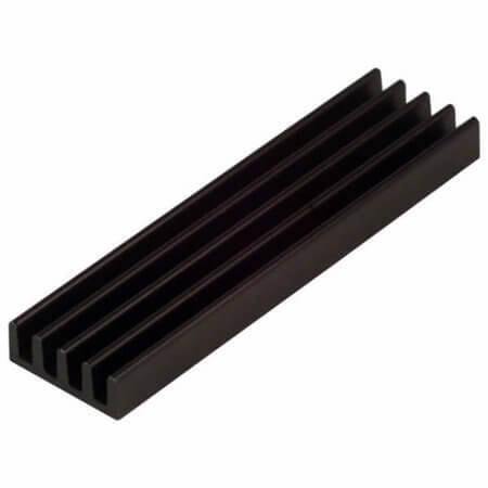 508700B00000G HEATSINK 40-PIN DIP GLUE-ON BLK - 1