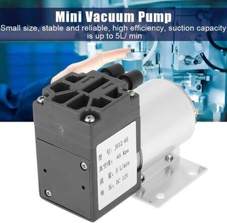 50BPM-12V Mini Elektrikli Vakum Pompası 10L/Min - 3