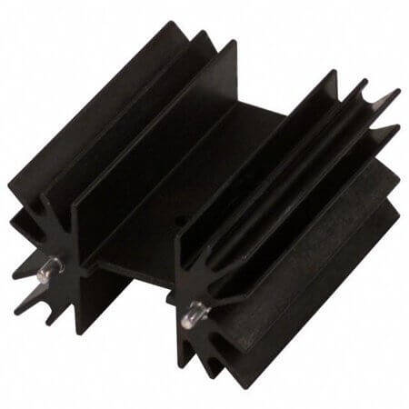 529902B02500G HEATSINK TO-220 W/PINS BLK 2