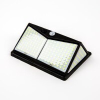 5.5V 1.43W 208 Led Tek Kristal Güneş Enerjili Vücut Algılama Dış Mekan Lambası - 4