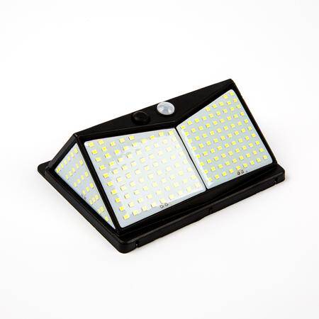 5.5V 1.43W 208 Led Tek Kristal Güneş Enerjili Vücut Algılama Dış Mekan Lambası - 5
