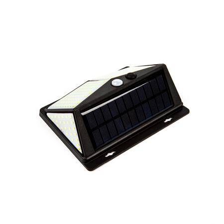 5.5V 1.43W 208 Led Tek Kristal Güneş Enerjili Vücut Algılama Dış Mekan Lambası - 8