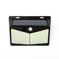 5.5V 1.43W 208 Led Tek Kristal Güneş Enerjili Vücut Algılama Dış Mekan Lambası - 11