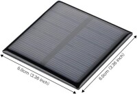 5.5V 80MA Güneş Paneli - Solar Panel - Güneş Pili 60x60mm - 3
