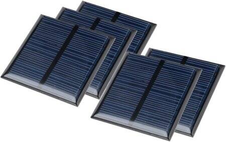 5.5V 80MA Polycrystalline Drop Solar Panel Size:60x60mm - 1