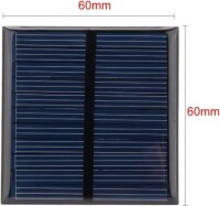 5.5V 80MA Polycrystalline Drop Solar Panel Size:60x60mm - 3