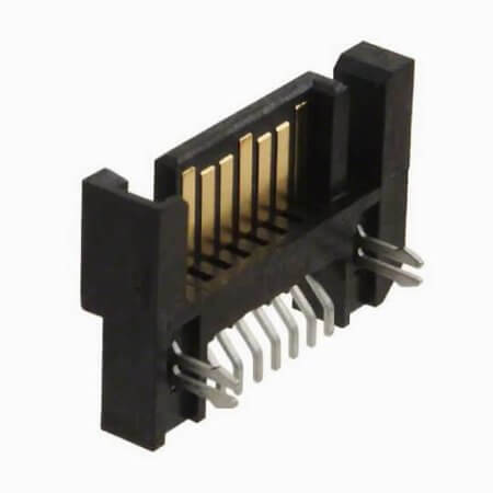 5607-4200-SH CONNECTOR PLUG SATA 7PIN SMT R/A GOLD - 1