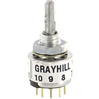 56DP36-01-1-AJN SWITCH ROTARY 2-10POS 200MA 115V - 1
