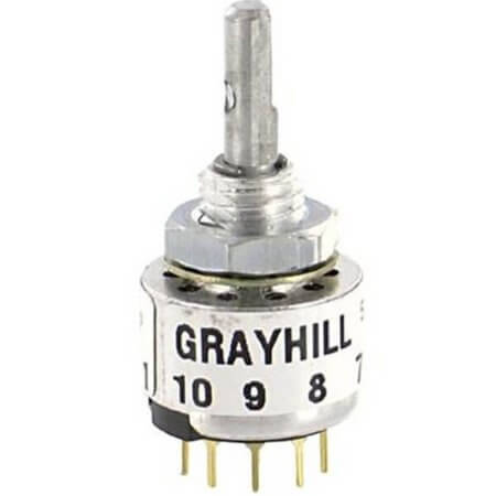 56DP36-01-1-AJN SWITCH ROTARY 2-10POS 200MA 115V - 1