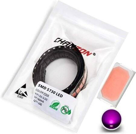 5730 (5630) 0.2W SMD LED Pink - 1