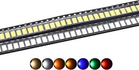 5730 (5630) 0.5W SMD LED Saf Yeşil - 3