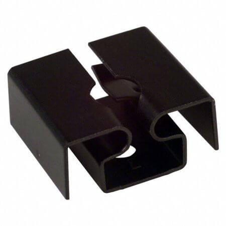 574102B00000G HEATSINK TO-220 CLIP-ON BLK - 1