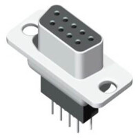 57DEDS1F-25BAG0BA-01 CONNECTOR DSUB 25PIN ELEVATED TYPE THT V/T - 1