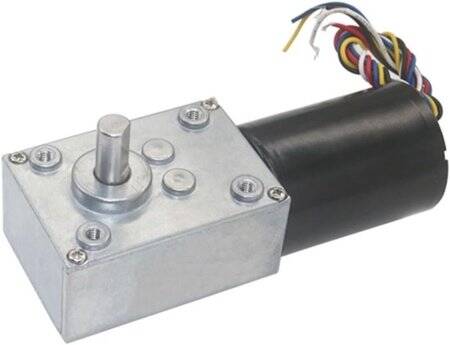 5840-3650 12V 27RPM Brushless DC Worm Gear Reduction Motor With Encoder - 1