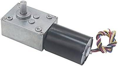 5840-3650.24V 80RPM Brushless DC Worm Gear Reduction Motor With Encoder - 3