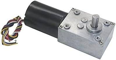 5840-3650.24V 80RPM Brushless DC Worm Gear Reduction Motor With Encoder - 4