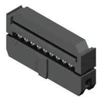 58I1DAA-34S0A-1 CONNECTOR IDC 34PIN (2x17) 180C BLACK - 1