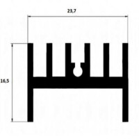 59AS40 AL.SOĞUTUCU ALÜMİNYUM SOĞUTUCU= 40MM - 1