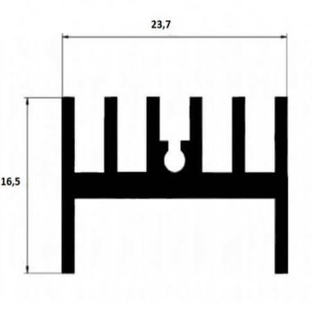 59AS40 AL.SOĞUTUCU ALÜMİNYUM SOĞUTUCU= 40MM - 1