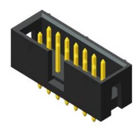 5BH1SDD88-14G05AL-00 BOX HEADER 14PIN (2x7) 2.54mm THT V/T MALE BLACK - 1
