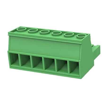 5EDGK-10.16-06P-14-00AH TERM.BLK.10.16MM 6P FEMALE GREEN - 1