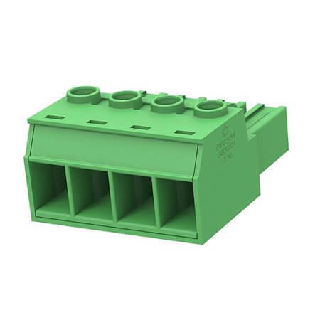 5EDGKH-7.62-04P-14-02AH TERM.BLK.7.62MM 4P FEMALE GREEN - 1