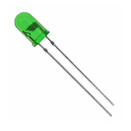 5G3HD-10 LED 5MM GREEN 28mcd 30° GREEN/DIFFUSED - 1